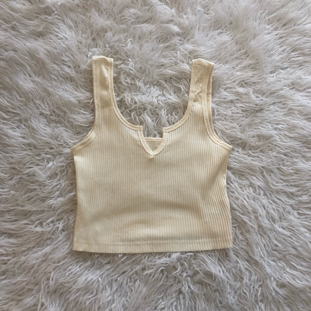 White tank top